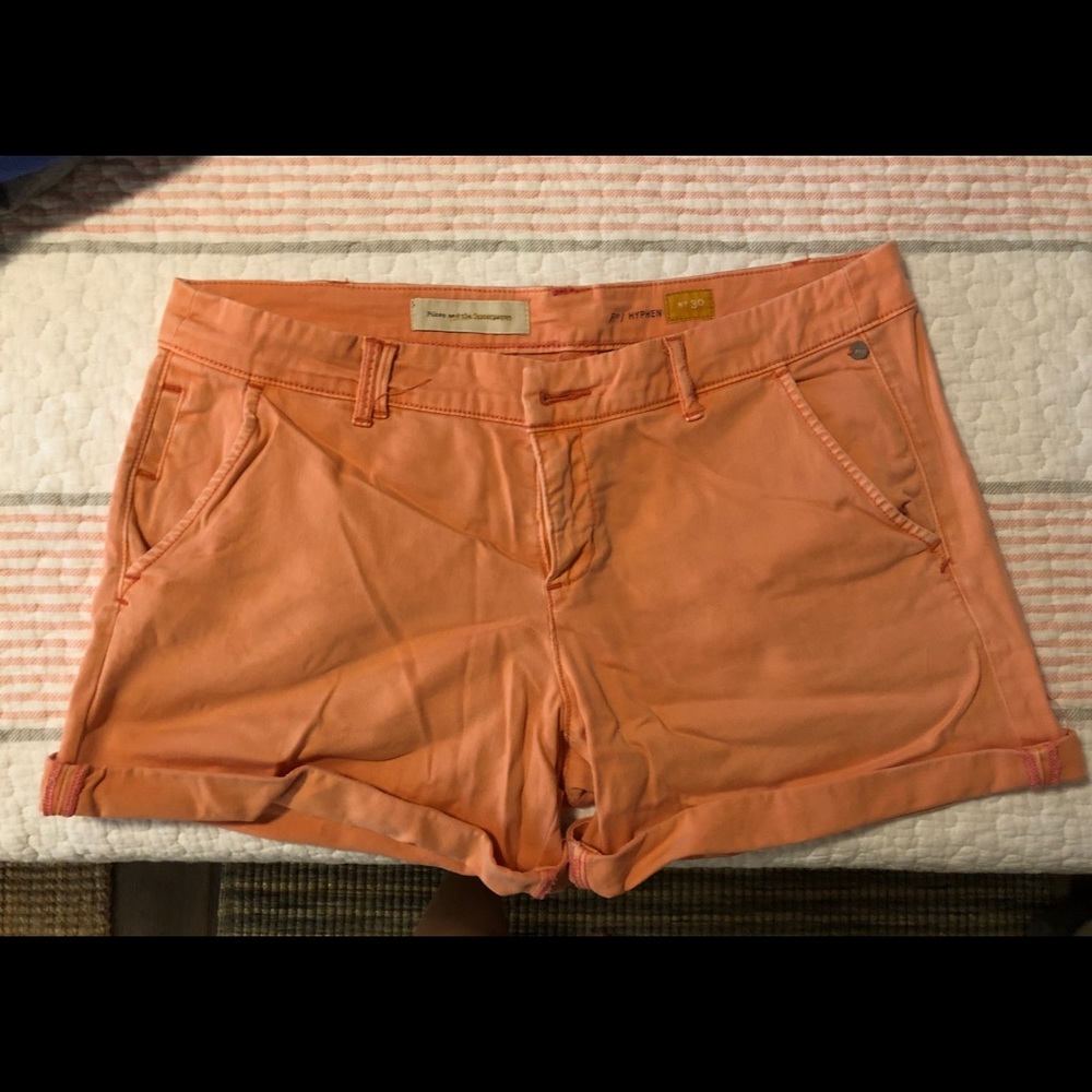 Anthropologie Shorts, Size 30, Coral Color